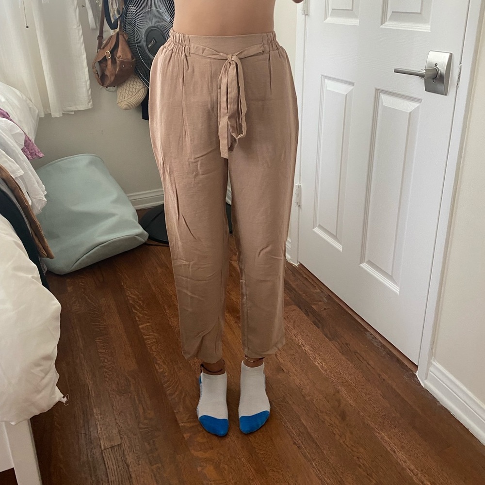 Tan Capris
